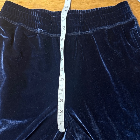 Fabletics Navy Blue Daria Velvet Joggers - Picture 10 of 12